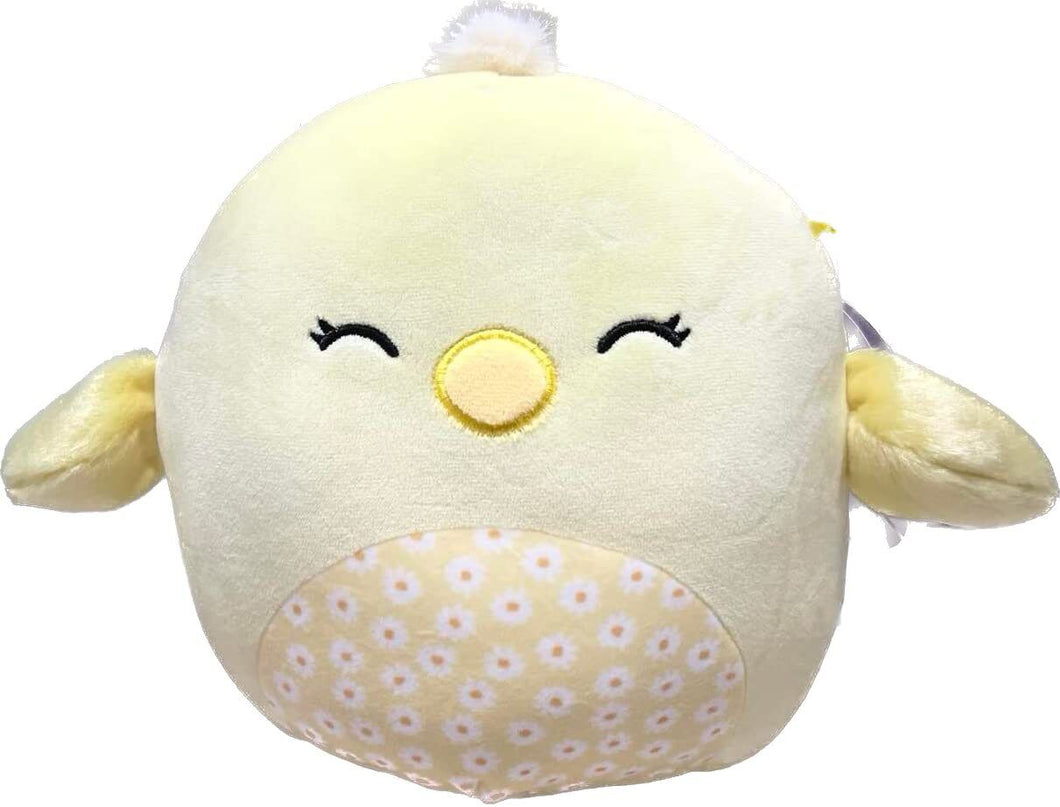 Squishmallows Aimee the Yellow Chick with Floral Belly 8