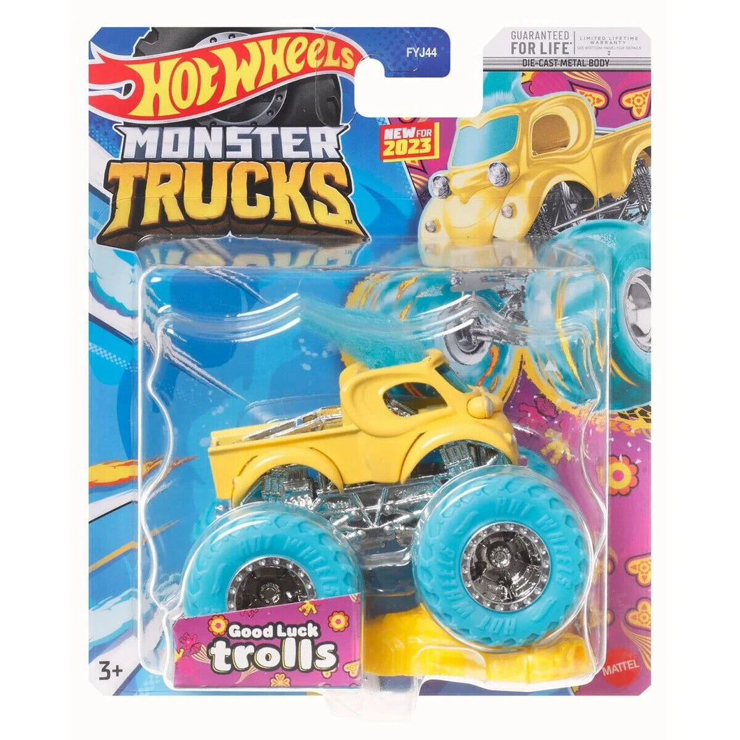 Hot Wheels Monster Truck Good Luck Trolls