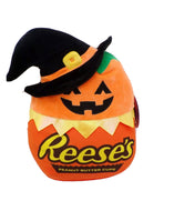 Halloween Squishmallow Reese's Peanut Butter Cups Paige the Jack-O-Lantern Pumpkin with Witch Hat 8