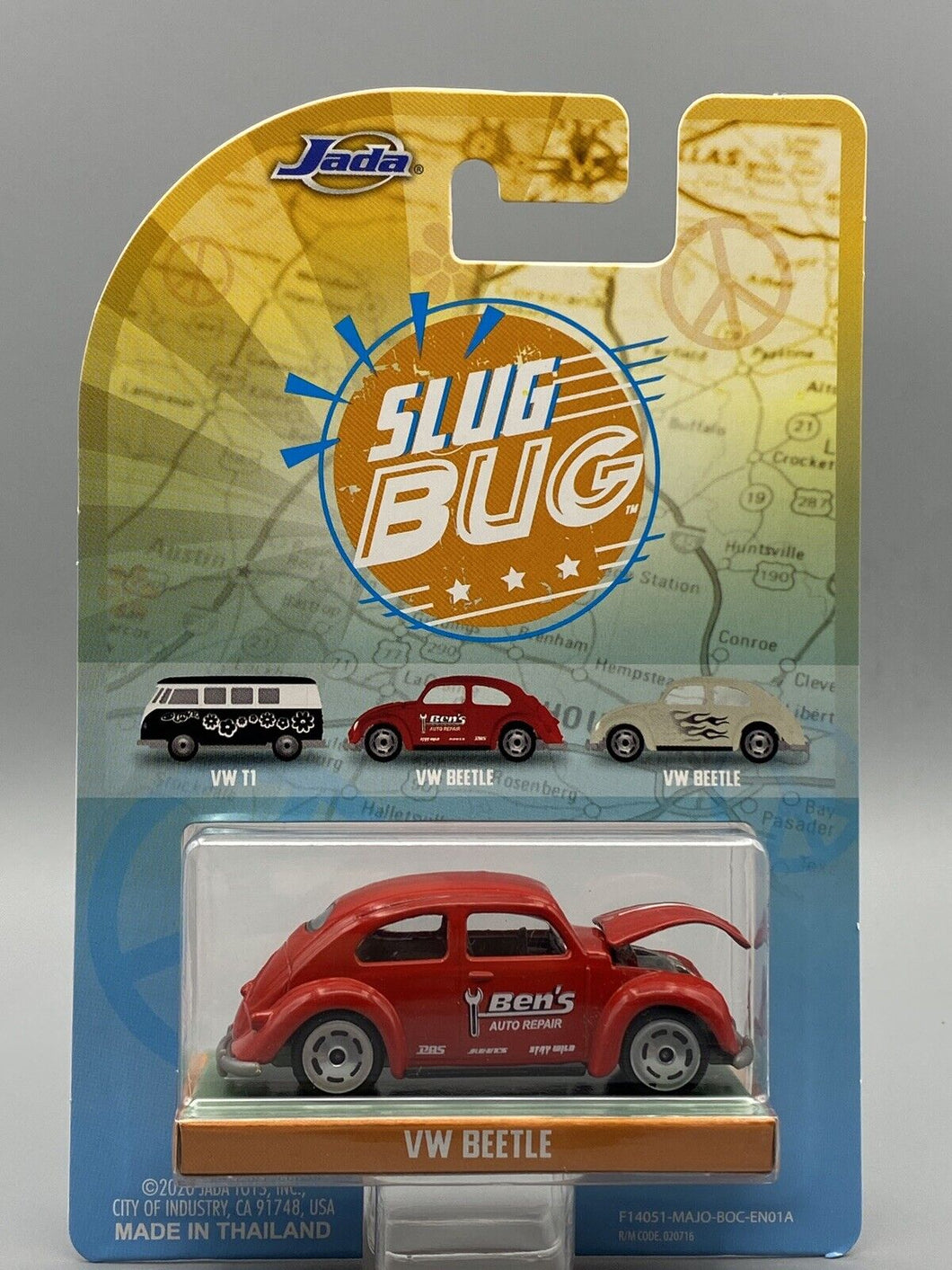 Jada Punch Buggy Volkswagen Beetle Red Ben Auto Repair