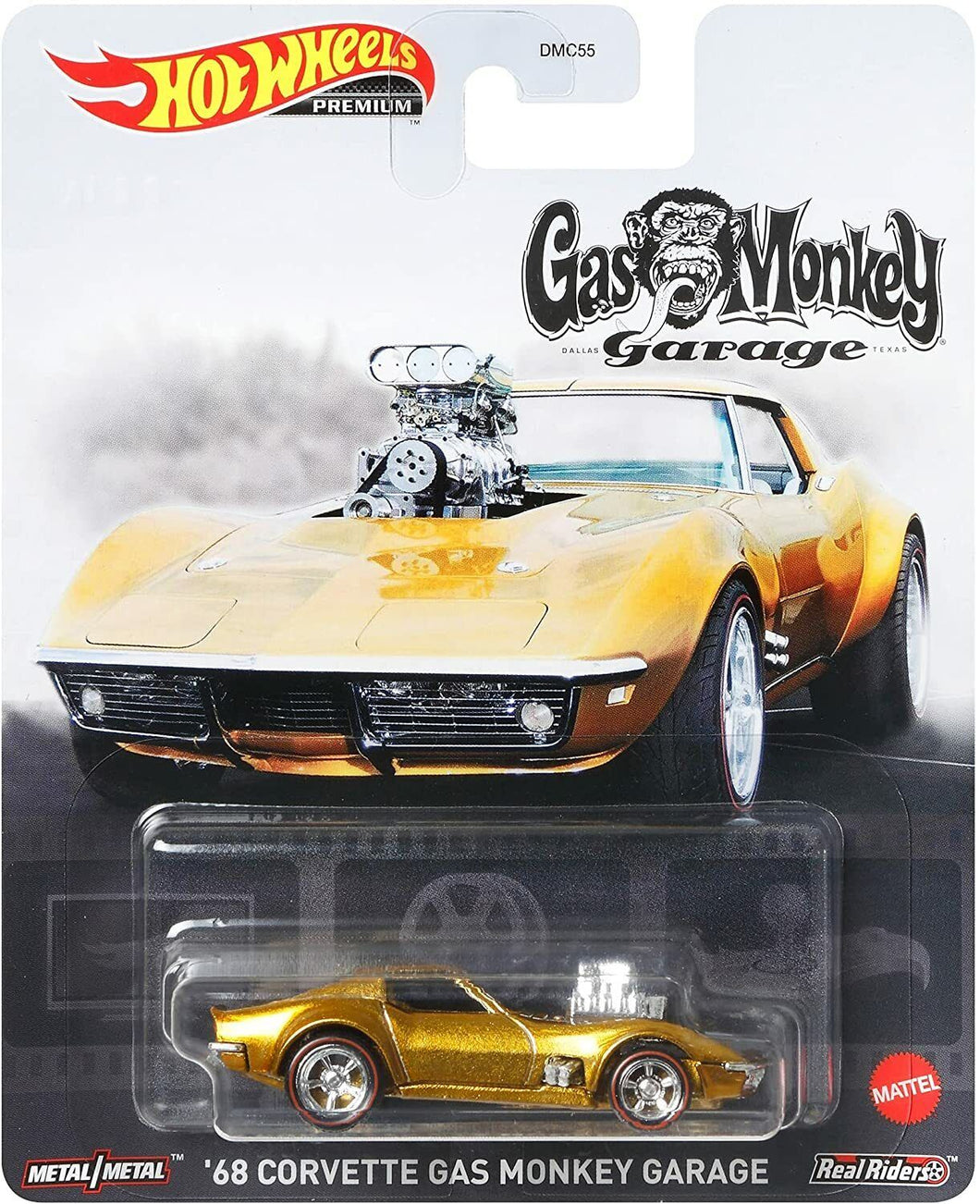 Hot Wheels Premium Gas Monkey Garage '68 Corvette Gas Monkey Garage