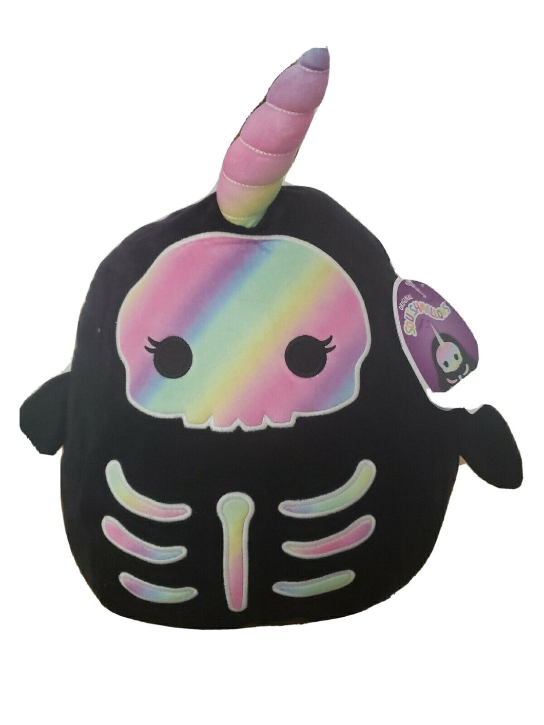 Squishmallows Bufinda the Skeleton Narwhal 12