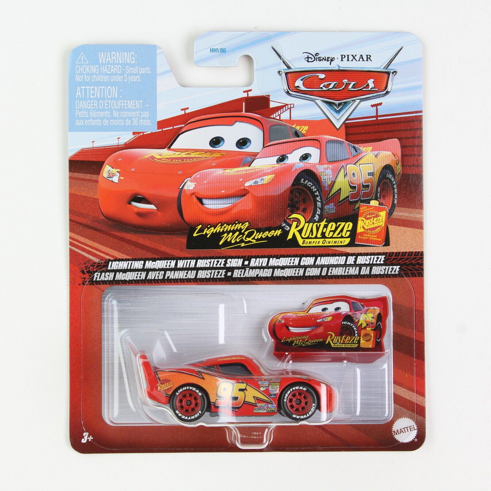 Disney Pixar Cars Lightning McQueen Rusteze Sign Diecast Car – WOFSPORTS