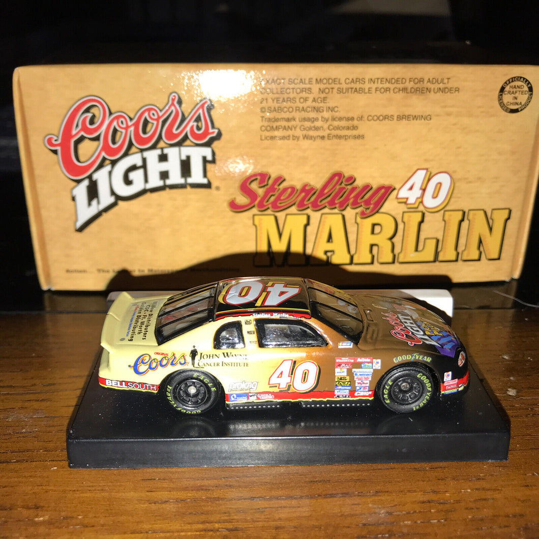 Action Sterling Marlin #40 Coors Light John Wayne 1999 Monte Carlo Limited Edition Scale 1/64