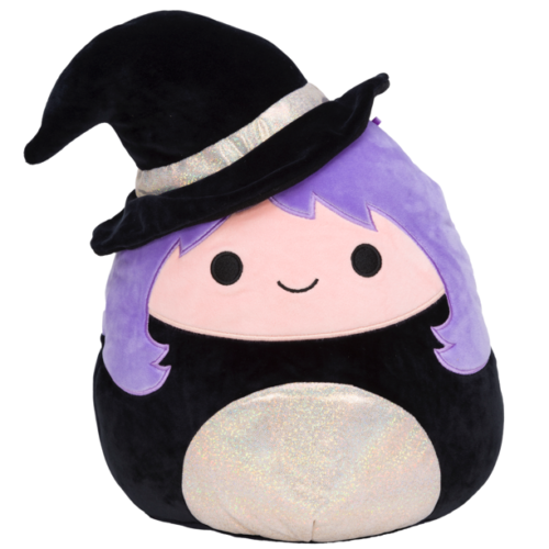 Halloween Squishmallow Madeleine the Shimmering Black Witch 8