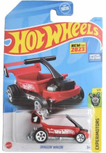 Load image into Gallery viewer, Hot Wheels Draggin&#39; Wagon Red Experimotors 1/5 22/250 - Assorted Color
