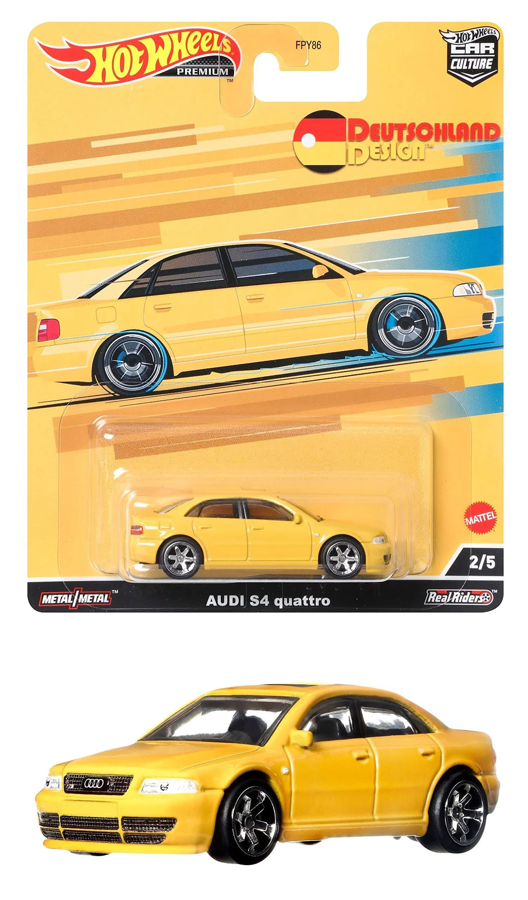 Hot Wheels Premium Car Culture Audi S4 Quattro 2/5