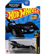 Load image into Gallery viewer, 2023 Hot Wheels Batman Forever Batmobile Batman 2/5 055/250 - Assoted Color
