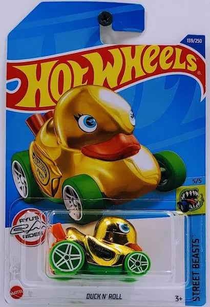 Hot Wheels Treasure Hunt Duck N' Roll Street Beasts 5/5 139/250