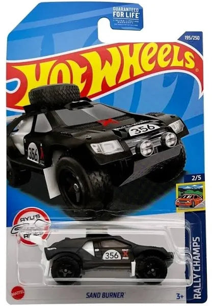 Hot Wheels Sand Burner Black Rally Champs 2/5 195/250