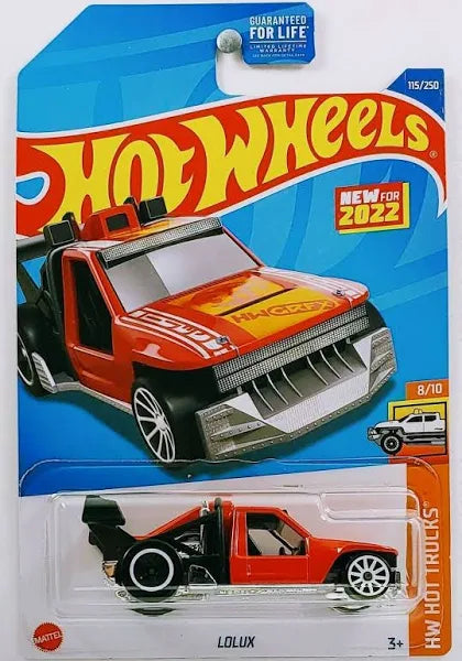 Hot Wheels Lolux Red HW Hot Trucks 8/10 115/250