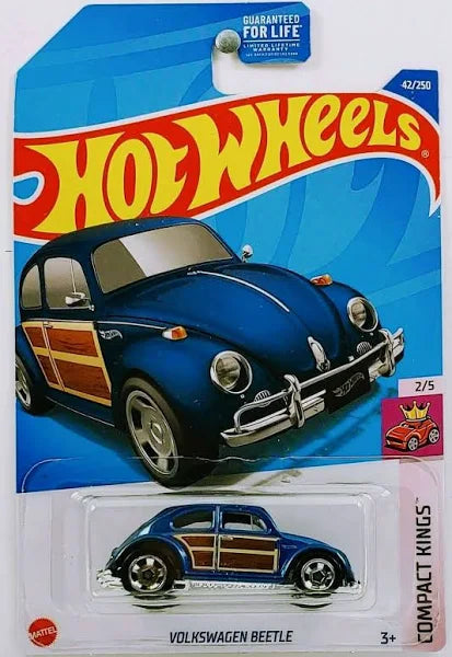 Hot Wheels Volkswagen Beetle Compact Kings 2/5 42/250 - Assorted