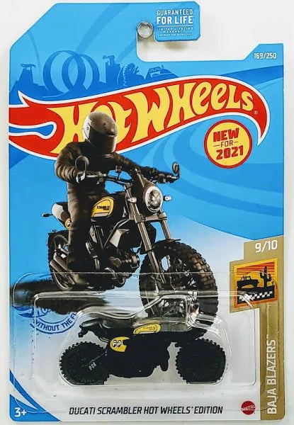 Hot Wheels Baja Blazers 9/10 Ducati Scrambler Hot Wheels Edition Black 169/250