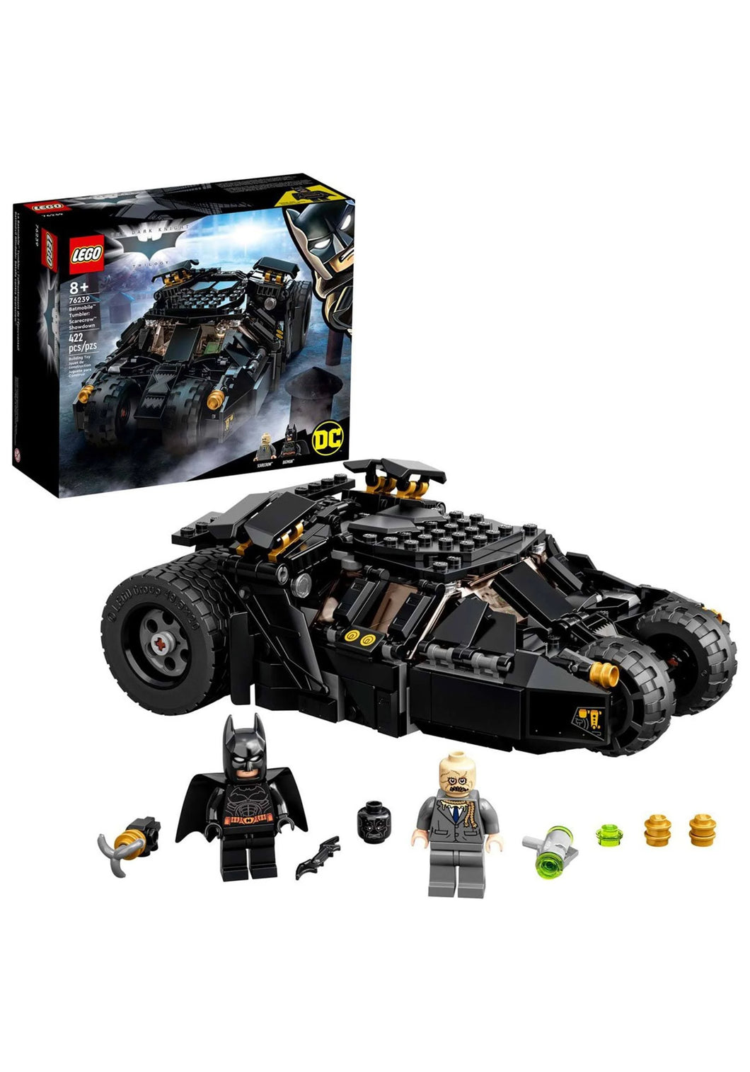 LEGO Super Heroes DC Comics Batman Batmobile Tumbler Scarecrow Showdown 76239 (Retired Product)