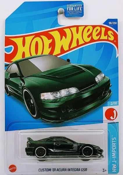 Hot Wheels Custom '01 Acura Integra GSR HW J-Imports 2/10 98/250 - Assorted Color