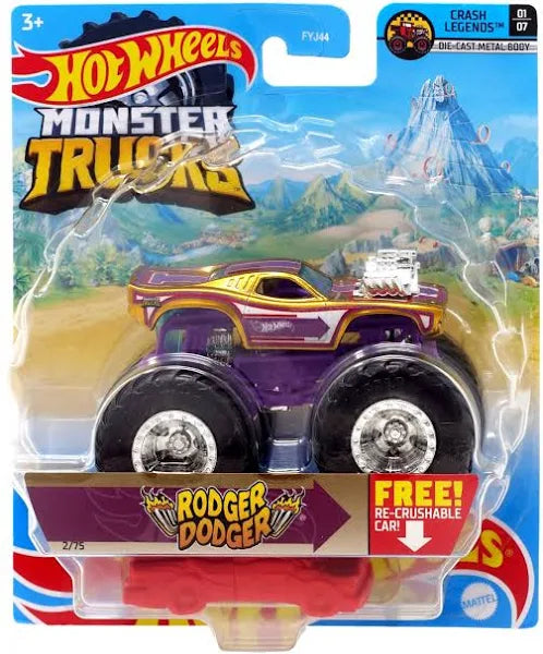 Hot Wheels Monster Truck Crash Legends Rod Dodger⁰
