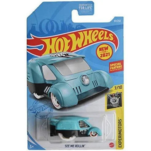 Hot Wheels See Me Rollin, Experimotors 7/10 Green 81/250