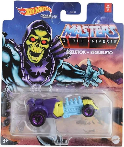 Hot Wheels Character Cars Skeletor Esqueleto Master Of The Universe 2/5