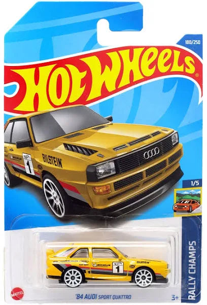 Hot Wheels '84 Audi Sport quattro Rally Champs 1/5 180/250