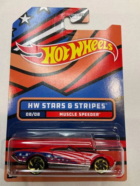 Hot Wheels Stars & Stripes Series Muscle Speeder 8/8