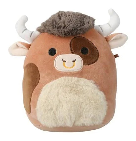 Squishmallows Shep The Brown Spotted Bull 7.5