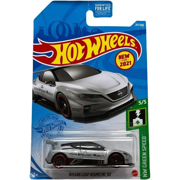 Hot Wheels Nissan Leaf Nismo RC_02, HW Green Speed 5/5, 217/250