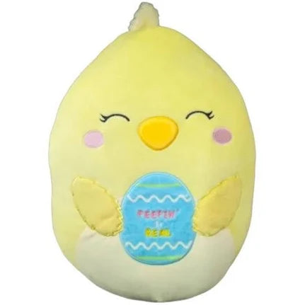 Squishmallows Aimee the Yellow Chick Holding Easter Egg 16