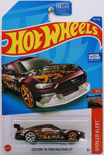 Hot Wheels Custom '18 Ford Mustang GT Spoiler Alert 5/5 175/250