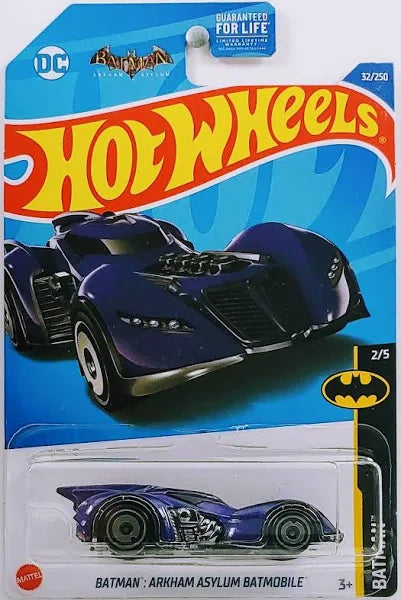 Hot Wheels Batman: Arkham Asylum Purple Batmobile Batman 2/5 32/250