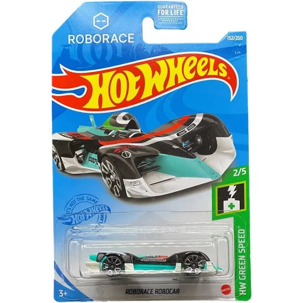 Hot Wheels Roborace Robocar, HW Green Speed 2/5 Green 152/250