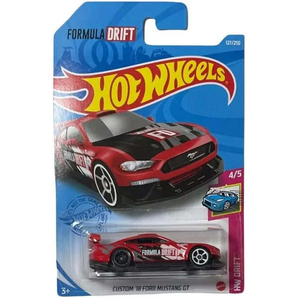 Hot Wheels Custom '18 Ford Mustang GT Red HW Drift 4/5 127/250