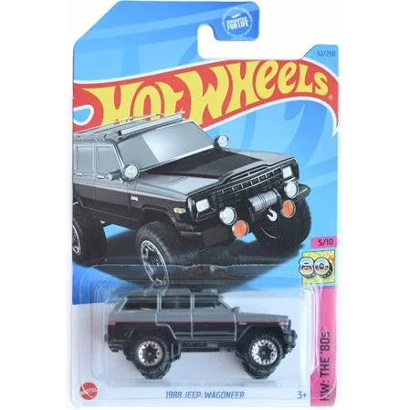 Hot Wheels 1988 Jeep Wagoneer Black HW: The '80s 5/10 52/250