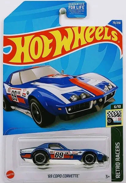 Hot Wheels '69 COPO Corvette Retro Racers 6/10 79/250