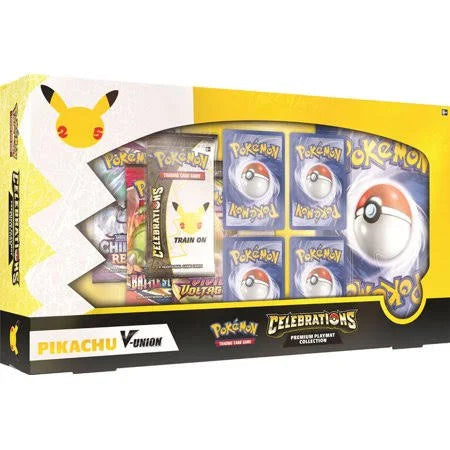 Pokemon Celebrations Pikachu V Union Premium Playmat Collection
