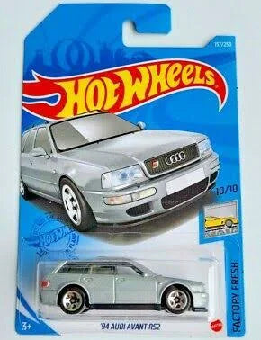 Hot Wheels '94 Audi Avant RS2 Silver Factory Fresh 10/10 157/250