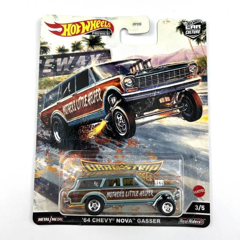 Hot Wheels Premium Car Culture Drag Strip - Set of 5 or Assorted Style