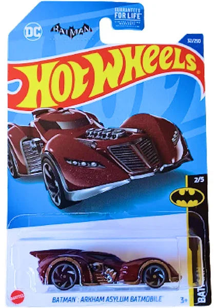 Hot Wheels Batman: Arkham Asylum Batmobile Batman 2/5 32/250 RED