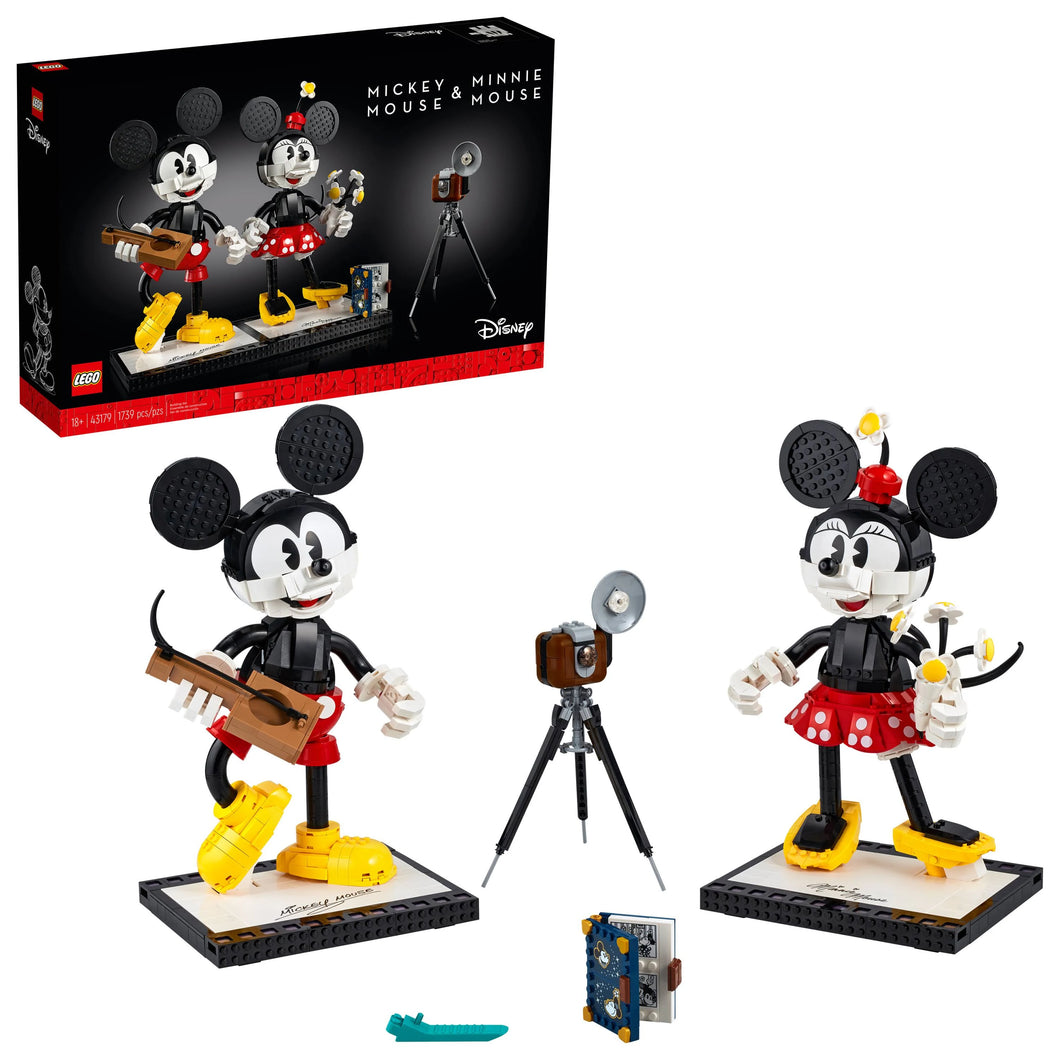 LEGO Disney Mickey Mouse & Minnie Mouse Buildable Characters 43179 (Retired Soon)